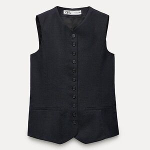 Zara Buttoned Vest Collection ZW